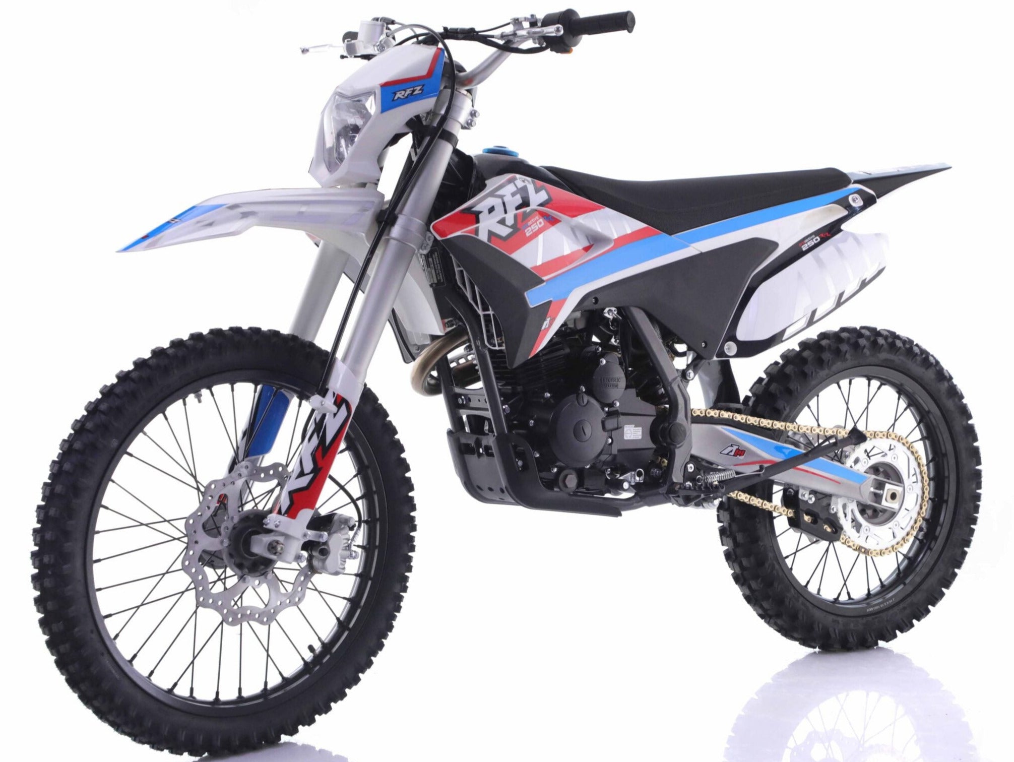 Apollo Thunder-250cc DLX RFN Off-Road Manual Clutch 5 Gears Dirt Bike