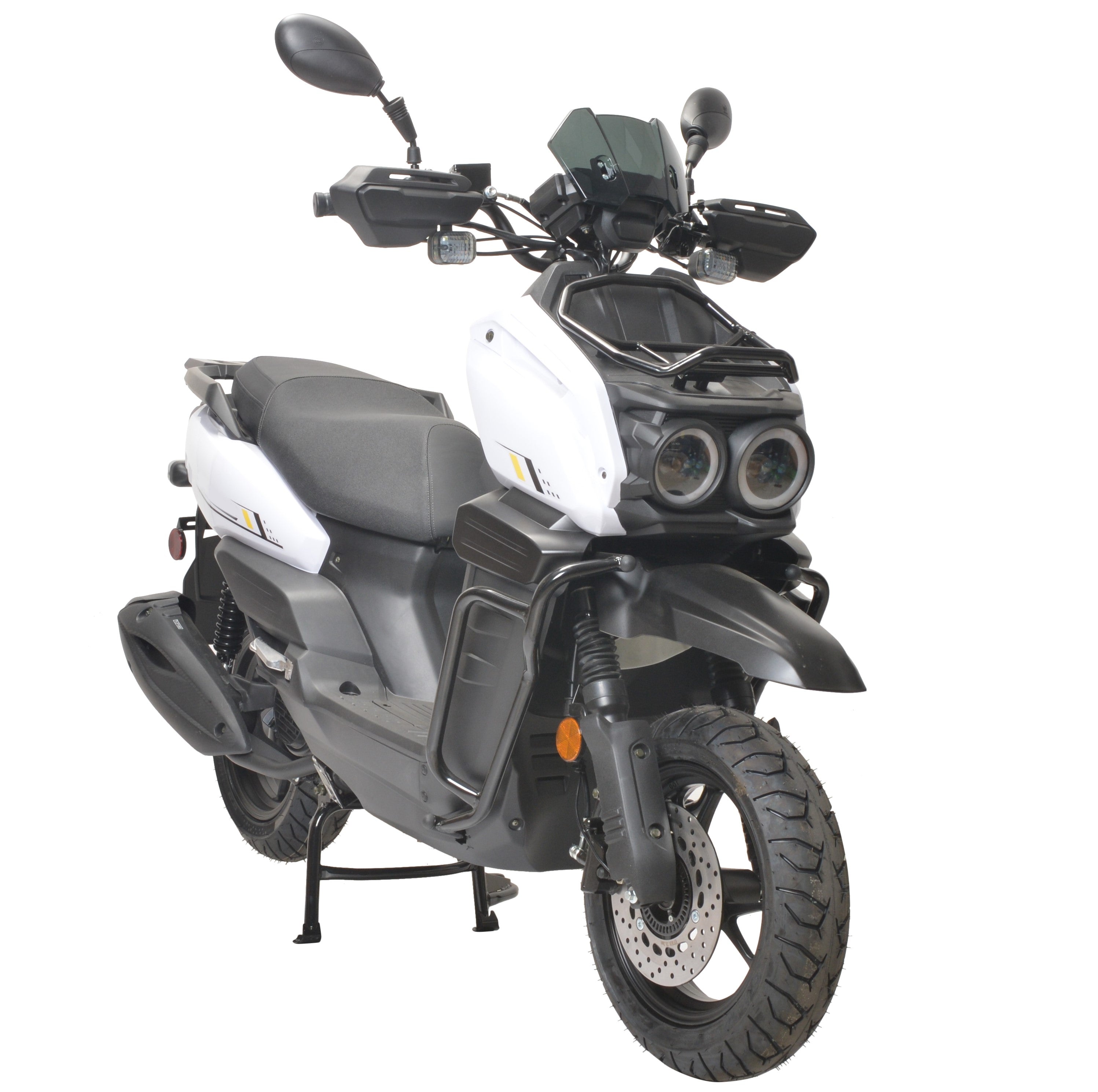 Tank 150cc Scooter Gas Moped Automatic Adult Bike with 12" Aluminum Wheels
