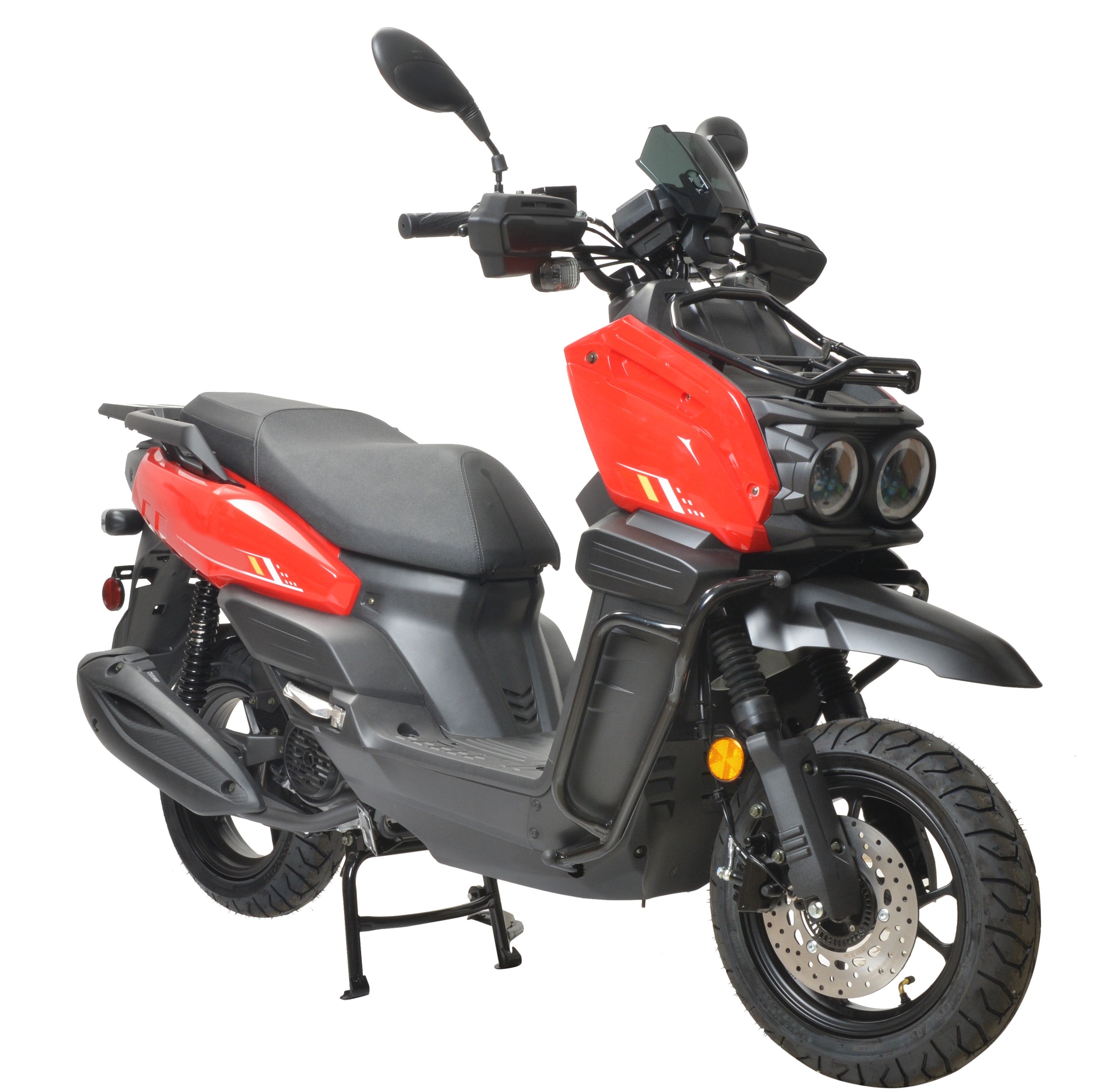 Tank 150cc Scooter Gas Moped Automatic Adult Bike with 12" Aluminum Wheels