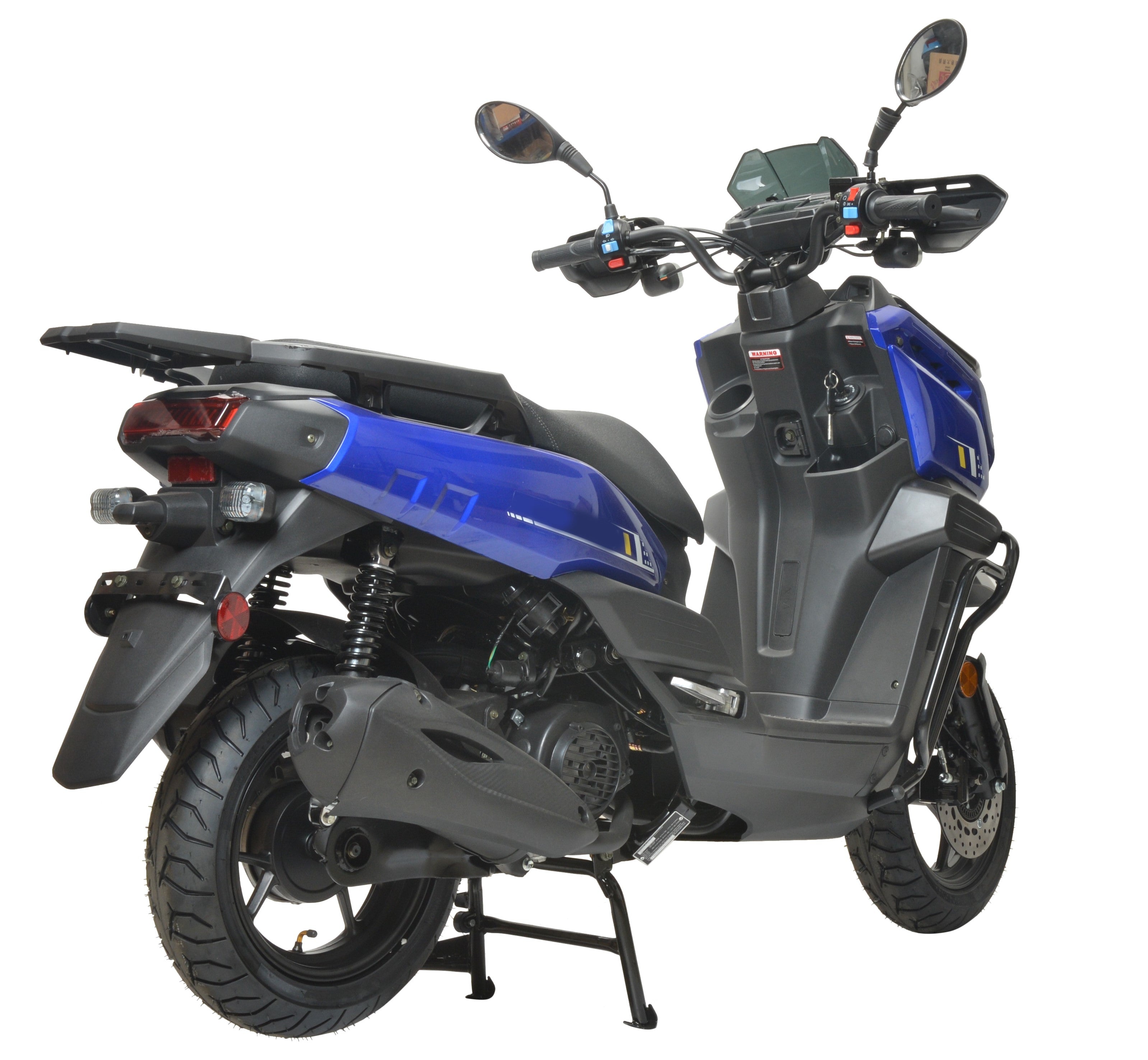 Tank 150cc Scooter Gas Moped Automatic Adult Bike with 12" Aluminum Wheels